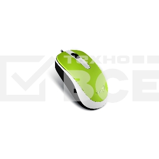 Мышь проводная Genius DX-120 зеленый, 1000 dpi, USB, кнопки - 3