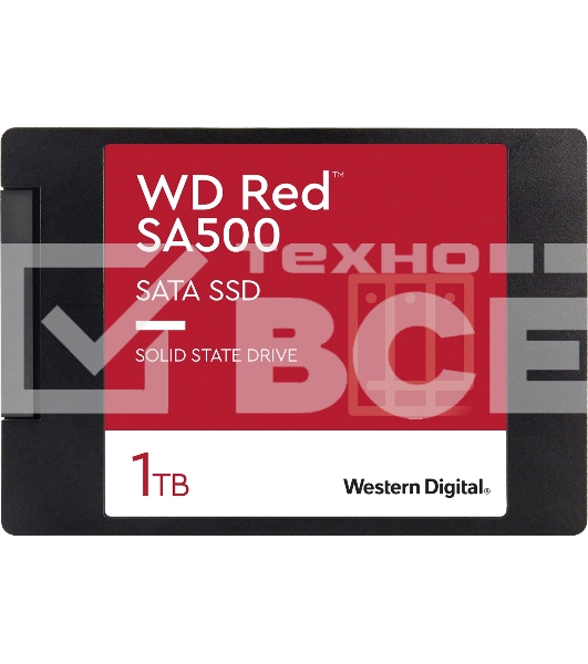 Накопитель SSD WD Red SA500 NAS 3D NAND WDS100T1R0A 1ТБ 2,5