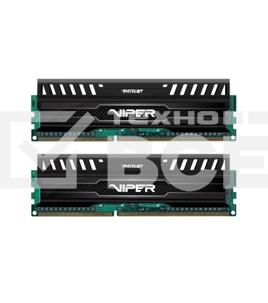Оперативная память Patriot Viper 3, DDR3, 16GB (2x8 GB), 1600 MHz, CL10, радиатор, черный