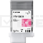 Картридж струйный Canon PFI-106 M (6623B001) пурпурный (130 мл) для Canon iPF6300S/6400/6450, фото2