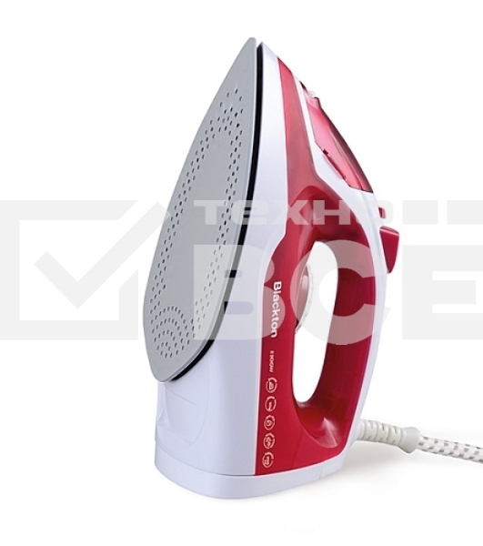 Утюг Blackton Bt SI2110 White-Red. Мощность 1200 Вт, Резервуар для воды 200 мл, Постоянная подача пара 18 г/мин, Антипригарная подошва, Индикация готовности к работе, Защита от перегрева, Шарнирное вращение шнура на 360', Длина сетевого шнура 1.6 м