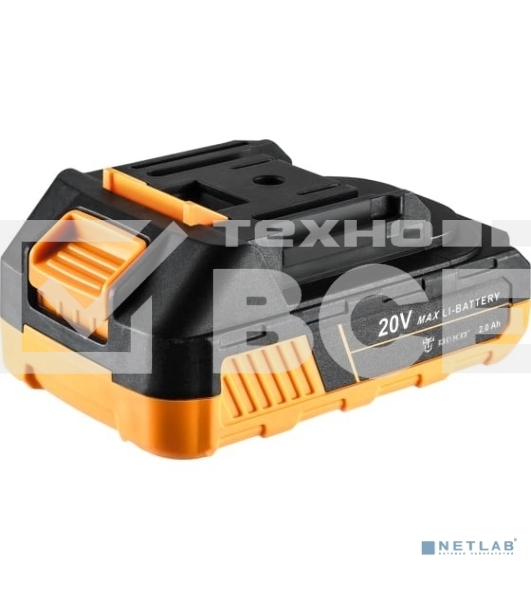 Аккумулятор DEKO тип BL1820B Li-ion, 20В, 2.0А*ч