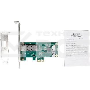 Сетевой адаптер/ Сетевой адаптер PCI-E, Intel I210, 1x1000Base-X SFP