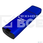 Флешка USB R/W Maxvi MP2 64Gb USB 2.0 blue, монолит с колпачком, ABS пластик + металл, фото7
