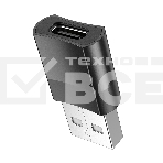 Переходник USB2.0 OTG Hoco, AM/Type-C(F), UA17, черный, коробка, фото3