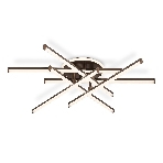 Потолочный светодиодный светильник Ambrella light FL6253 CF кофе 97W 3000K-6400K 805*760*170 (ПДУ ИК), фото8