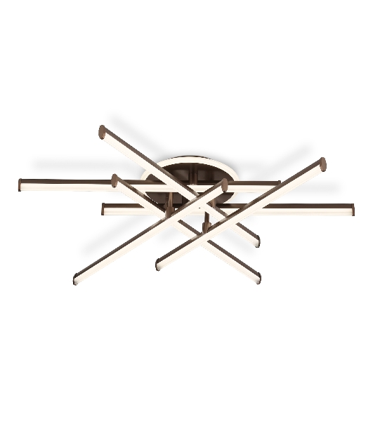 Потолочный светодиодный светильник Ambrella light FL6253 CF кофе 97W 3000K-6400K 805*760*170 (ПДУ ИК)