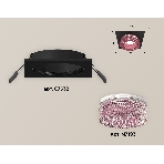Комплект встраиваемого светильника Ambrella light XC7632022 SBK/PI черный песок/розовый MR16 GU5.3 (C7632, N7193), фото 1
