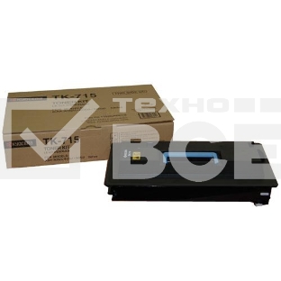 Картридж лазерный Kyocera TK-715 (1T02GR0EU0) черный для KM-3050/4050/5050 34000 стр.