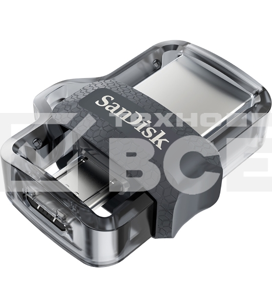Флеш диск 256GB SanDisk Ultra Android Dual Drive OTG, m3.0/USB 3.0, Black