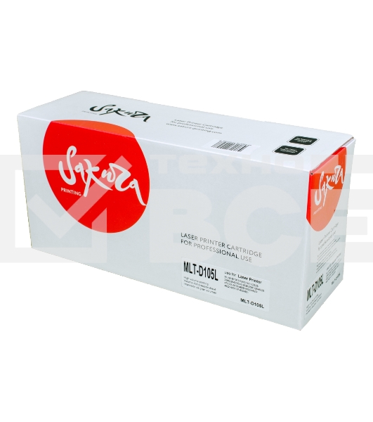Картридж Sakura MLTD105L для Samsung ML1910/1911/1915/2525/2580/4600/4601/4605/4610/16004623/SF650/65, черный, 2500 к.