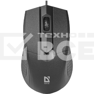 Мышь проводная Defender Optimum MB-270 черный, 1000 dpi, USB, кнопки - 3