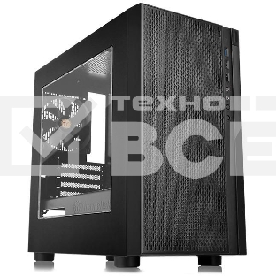 Компьютерный корпус Thermaltake Versa H18 Window черный без БП mATX 2xUSB2.0 1xUSB3.0 audio bott PSU
