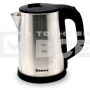 Чайник электрический Sakura SA-2149 (2.0) нерж+черн д