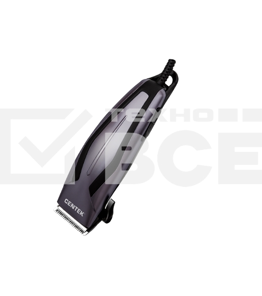 Машинка для стрижки волос Centek CT-2128 черный/фиолетовый