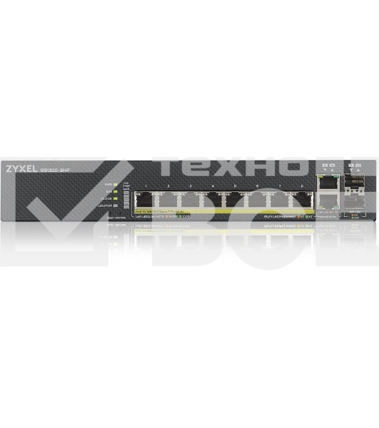 Коммутатор Zyxel NebulaFlex GS1920-8HPV2-EU0101F 8G 8PoE+ 130W управляемый
