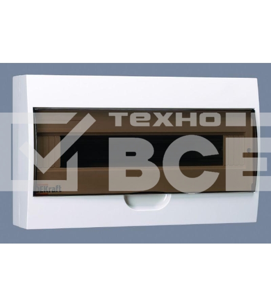 Корпус пластиковый навесной 18мод. IP41 ЩРН-П-18 DEKraft 31012DEK