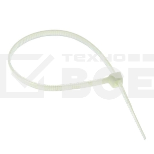 Хомут кабельный 3.6х300 нейл. бел. (уп.100шт) EKF plc-c-3.6x300