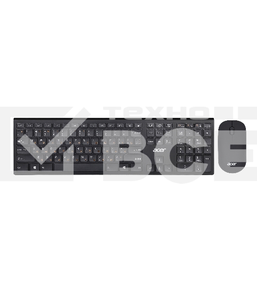 Комплект клавиатура и мышь Acer OKR030 [ZL.KBDEE.005] Combo wilreless USB slim black