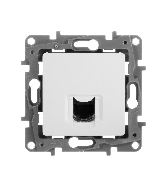 Монтажное оборудование Розетка кат.6 UTP, белая, RJ45 разъем, ETIKA LEG-672253