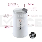 Кофемолка Endever Costa-1053, 250 Вт, 15000 об/мин, вес продукта для помола 100 гр, ABS-пластик, защита от перегрева двигателя, фото14