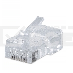 Коннектор Cabeus 8P8C RJ-45 под витую пару, категория 5e, универсальный, для проводников с толщ. по изол. до 1,05 мм, фото 1