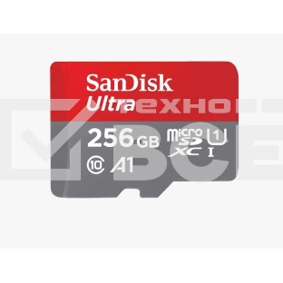 Флеш карта microSD 256GB SanDisk microSDXC Class 10 Ultra UHS-I U1 A1 120MB/s