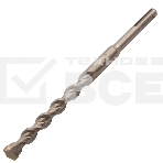 Бур по бетону, двойная спираль, Cobalt W-tip, 16x210 мм, SDS PLUS Denzel, фото9