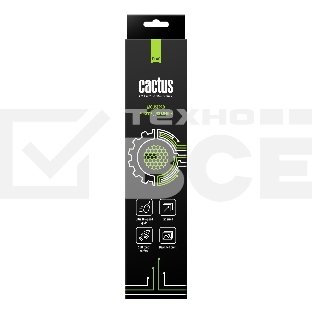 Коврик для мыши Cactus Skytrek черный 900x400x3мм