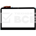 Сенсорное стекло (тачскрин) для Dell TCP14F71 V0.2, черный, фото 1