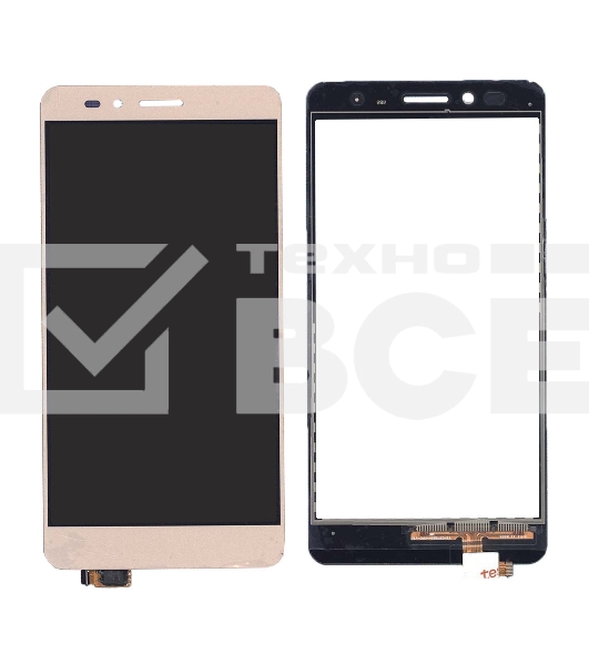 Сенсорное стекло (тачскрин) для Huawei Honor 5X / GR5, золотое
