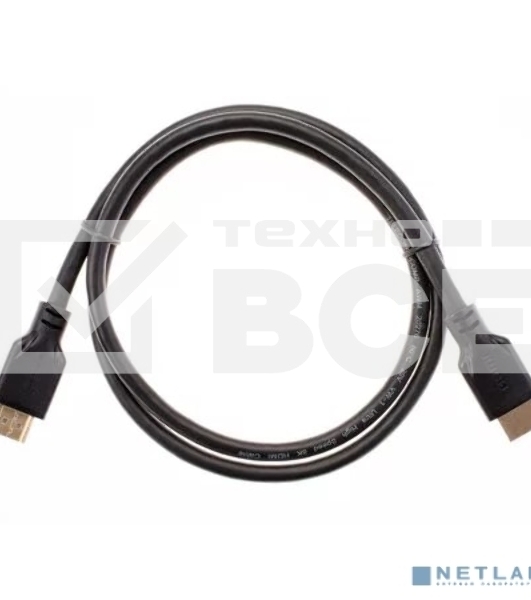 Кабель HDMI 19M/M,ver. 2.1, 8K@60 Hz 1m Telecom <TCG255-1M>