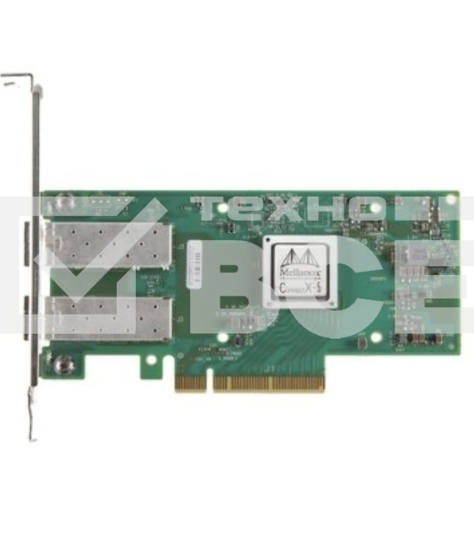 Сетевая карта ConnectX®-5 EN network interface card, 25GbE dual-port SFP28, PCIe3.0 x8, tall bracket, ROHS R6