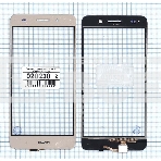Сенсорное стекло (тачскрин) для Huawei Y6 II LTE (CAM-L21), золото, фото2
