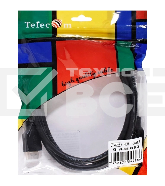 Кабель HDMI 19M/M,ver. 2.1, 8K@60 Hz 2m Telecom <TCG255-2M>