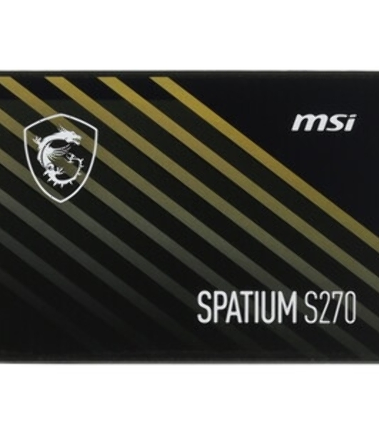 Накопитель SSD MSI SPATIUM S270, 240Gb, 2.5', SATA III, R/W 500/400