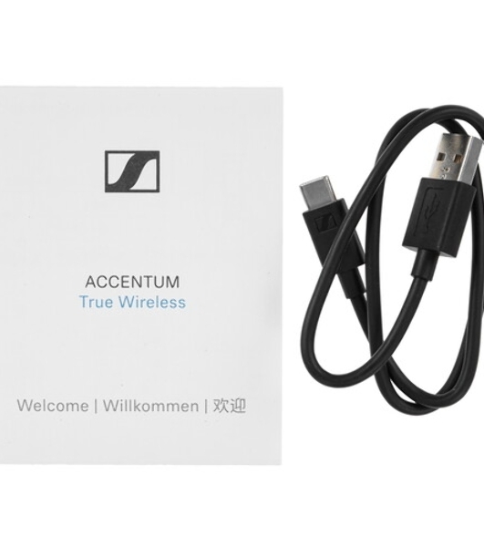 Наушники TWS Sennheiser Accentum True Wireless белый, внутриканальные, Bluetooth, гибридное активное шумоподавление, до 8 ч
