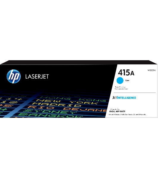 Тонер Картридж HP 415A W2031A голубой (2100 стр.) для HP HP LJ M454/MFP M479