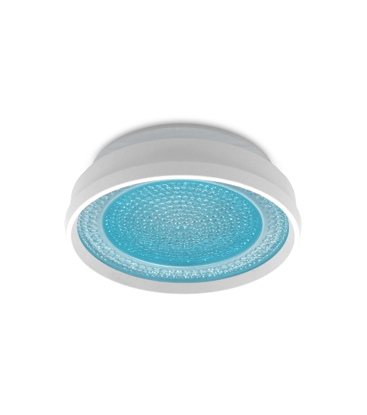 Светильник Ambrella light TN344 SWH/BL белый песок/голубой GU5.3 D85*45