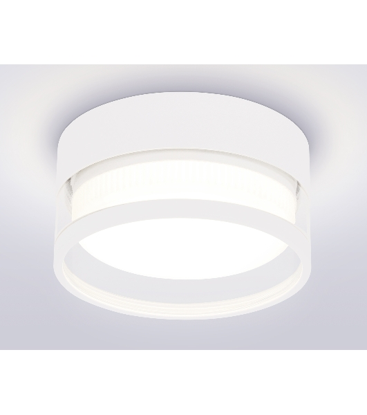 Светильник Ambrella light TN5505 SWH/CL белый песок/прозрачный GX53 D85*43
