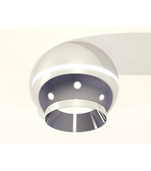 Светильник Ambrella Light XS1104002 PSL серебро полированное MR16 GU5.3 LED 3W 4200K (C1104, N7032)