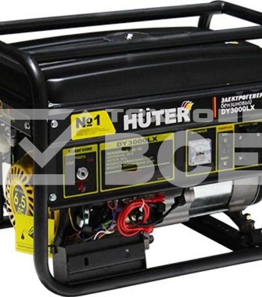 Электрогенератор бензиновый Huter DY3000LX, 2.7 кВт, 67 дБ, 45 кг
