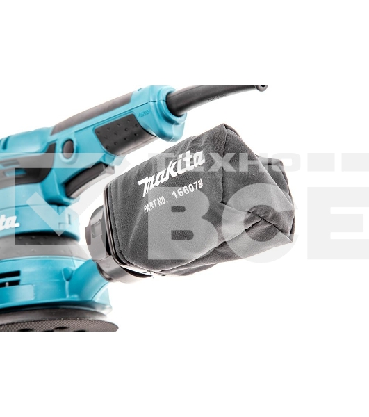 Шлифовальная машина Makita BO5041 ЭШМ,300Вт,ф125мм,4000-12000об\м,ампл-2.8мм,1.4кг,кор,п\сборник,доп.рукоятка