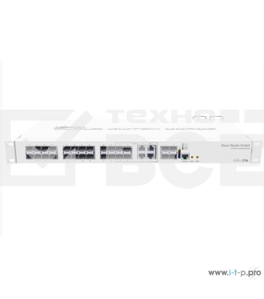 Коммутатор 20PORT SFP 4SFP+ CRS328-4C-20S-4S+RM MIKROTIK