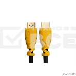 Кабель Greenconnect5.0m HDMI версия 1.4,черный, желтые коннекторы, OD7.3mm, 30/30 AWG, позолоченные контакты, Ethernet 10.2 Гбит/с, 3D, 4K, экран, фото6