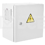 Шкаф ЭКОНОМ уличный всепогодный настенный укомплектованный (В500 Ш500 Г250), комплектация T1-IP54, фото 1