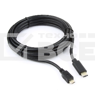 Кабель Cablexpert CCP-USB2-mBMCM-10 USB2.0 microBM/USB3.1TypeC, 3м, 