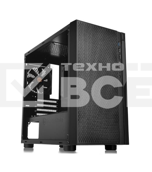 Компьютерный корпус Thermaltake Versa H18 Window черный без БП mATX 2xUSB2.0 1xUSB3.0 audio bott PSU