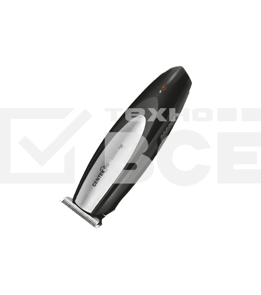 Машинка для стрижки Centek CT-2134 (чер/сталь) 3 насадки, USB зарядка, время работы 55 мин