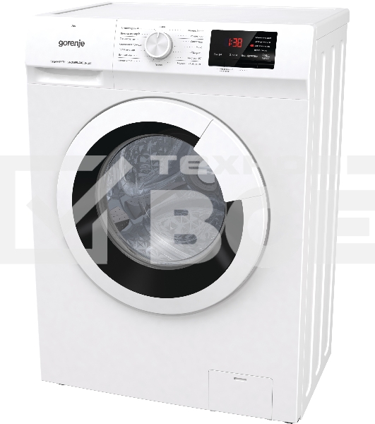 Стиральная машина Gorenje WHE72SFS белый загр. фронтальная макс.: 7 кг 1200об/мин класс: А